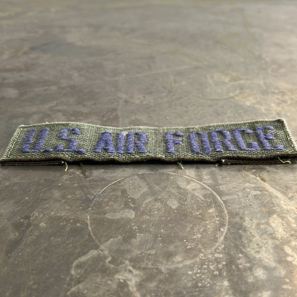 U.S. AIR FORCE embroidered tape patch - Vintage - Picture 7 of 12